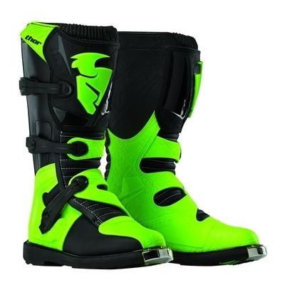 Botas Thor blitz verde FLUOR-negras Talla 12