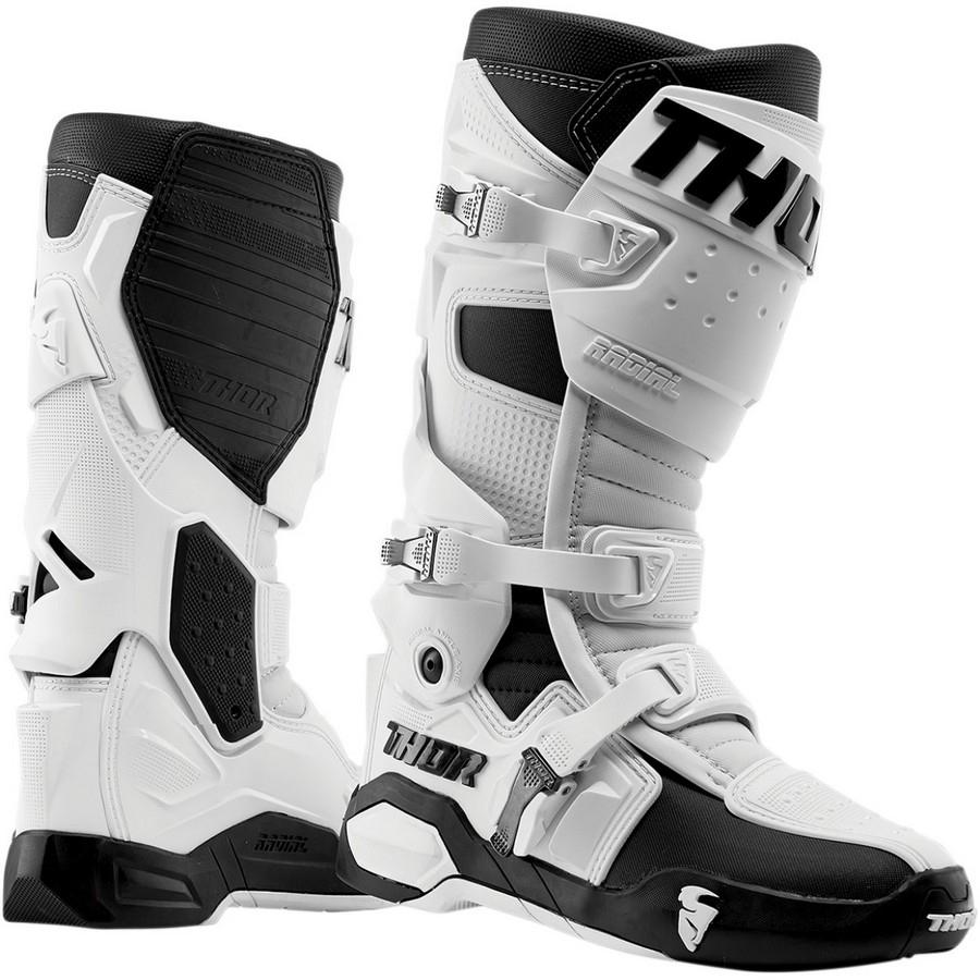Botas Thor Radial MX blancas talla 11