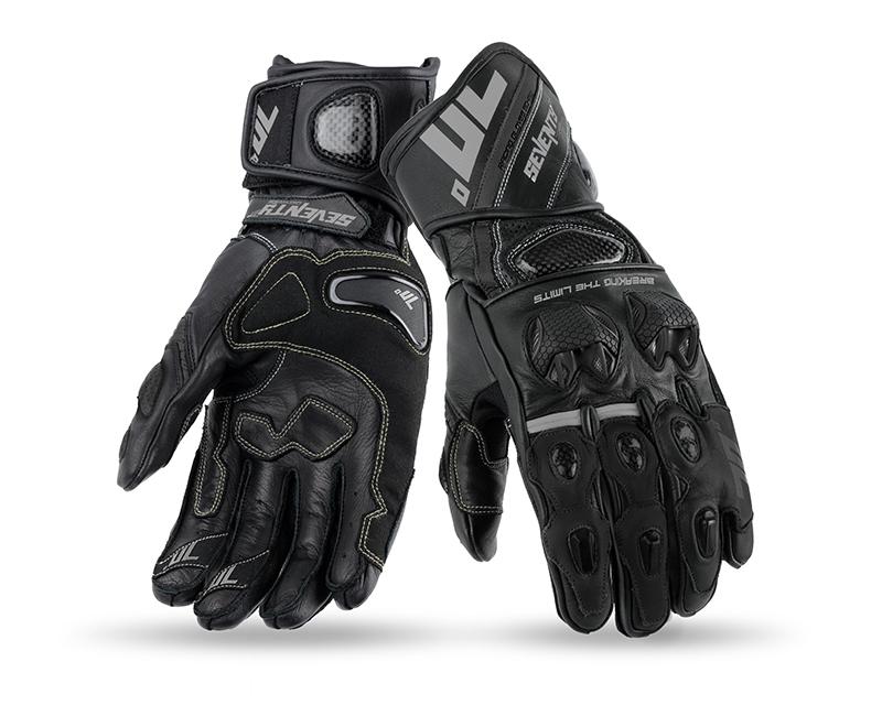 Guante SD-R12 verano racing hombre negro 3XL