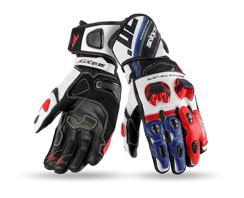 Guante SD-R12 verano racing hombre negro/rojo/azul 3XL